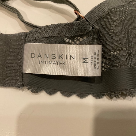 Danskin Intimates 2 Pack Lace Bra Sz M Sage/Green Coquette Romantic Fairy Sexy - Picture 3 of 10